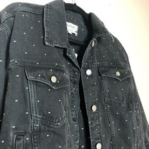 Madewell boxy crop denim jacket